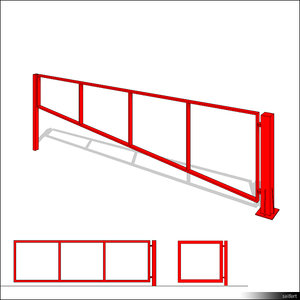Barrier Swing Arm 01309se