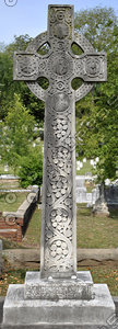 Celtic Cross Grave Stone Texture