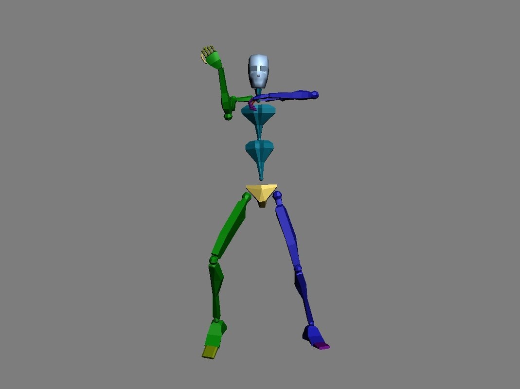 Motion Character Studio Biped dance gangnam style