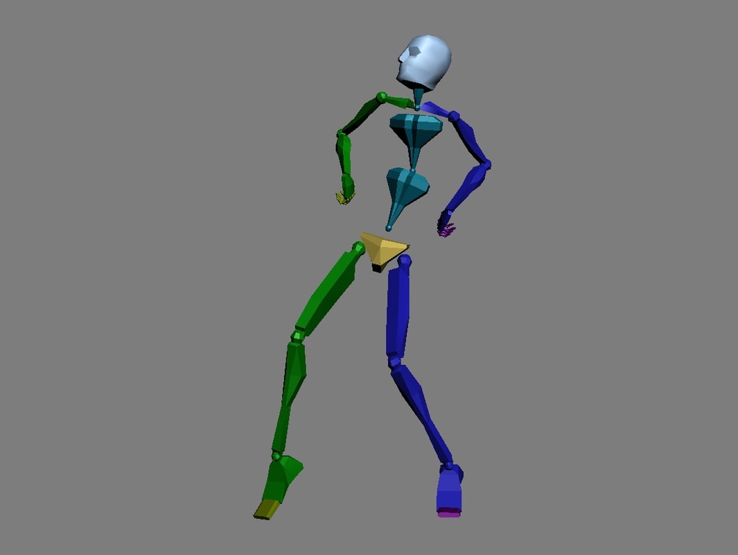 Motion Character Studio Biped dance gangnam style