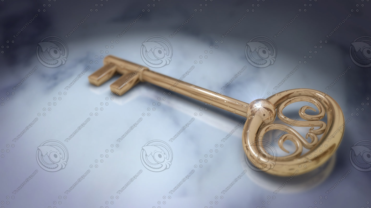 Animation Quicktime key gold golden