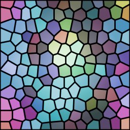 Glass Reflection Texture with BumpMap