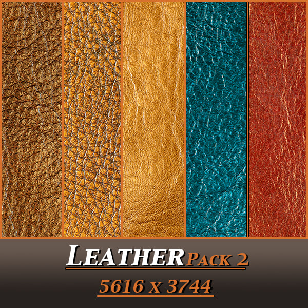 Texture leather pack fabric