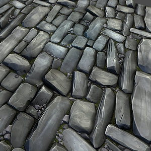 Stone road tile 01
