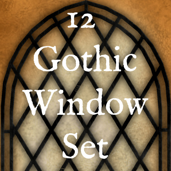 Texture PNG gothic window texture