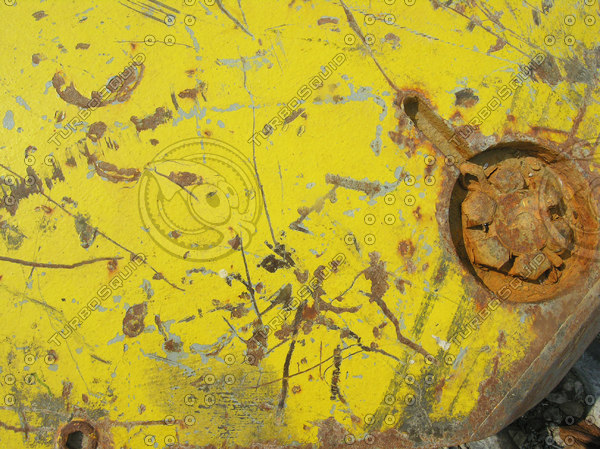 Texture Yellow metal rust