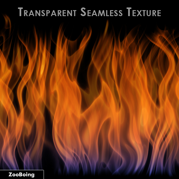 Texture PNG fire tileable seamless