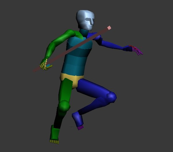 Motion Character Studio Biped Jump Animation Capture