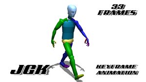 Male Fast Walk Cycle