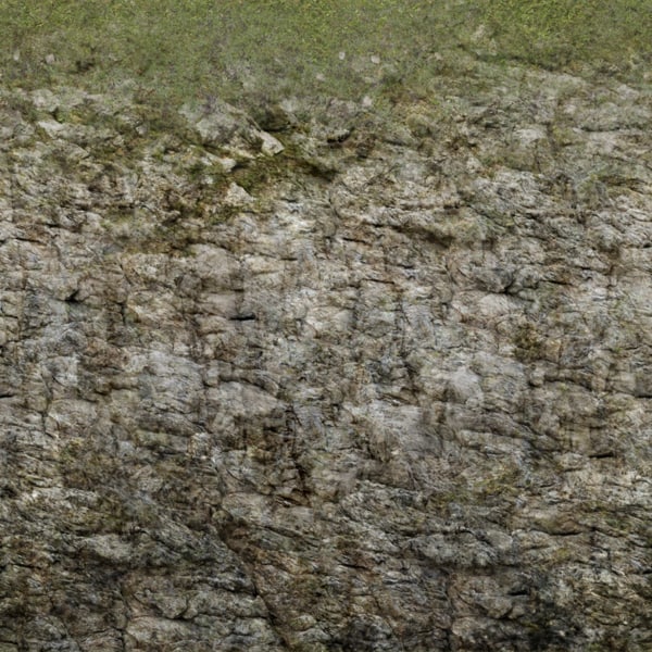 Texture PNG mossy mountain texture