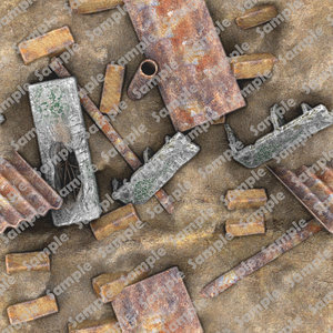 Broken Building In Desert