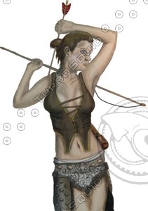 Female Archer Fantasy Art