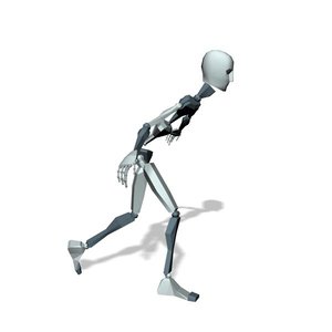 Run forward freeze position