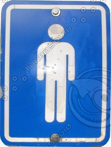 Mens Bathroom Sign