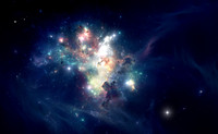 Space nebula AQ039