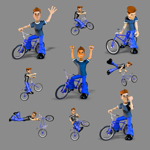 BMX RIDER animation