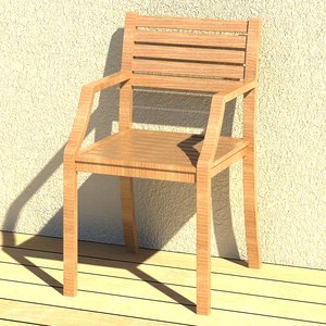 3d chair relais model