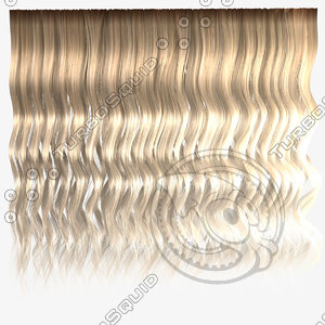 Blond wavy hair textures