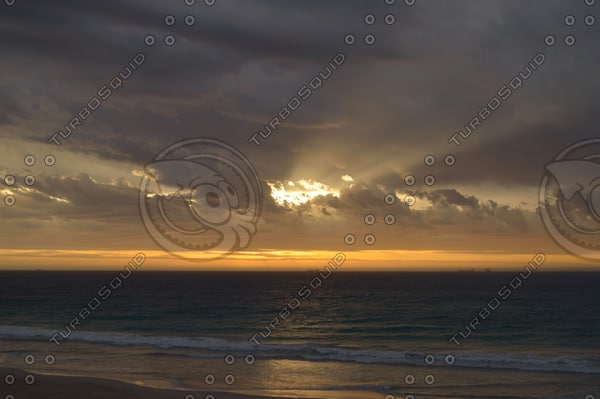 Stock TIFF Sunset Ocean Sea