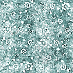 Fun with Florals - Teal Floral 5