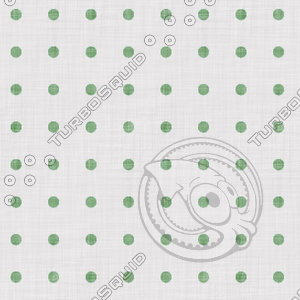 Coordinated Cottons - Green on White Polka-Dots