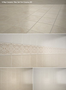 Ceramic Tiles Set - Cinema4D
