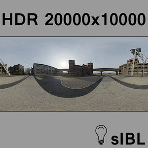 Coal mine outdoor panorama