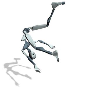 Action hero blast bounce up front