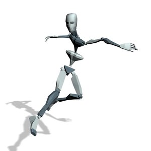 Action hero jump and pitch