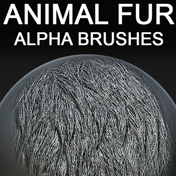Animal Fur Alpha Brushes