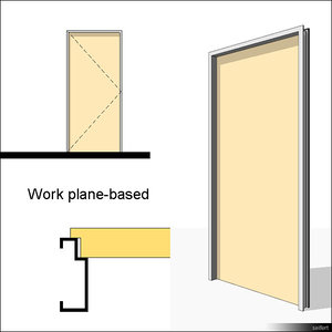 Door Swing Single Metal Block wpb 01472se