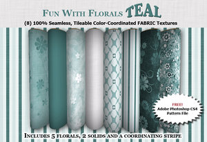 Fun with Florals - TEAL Collection