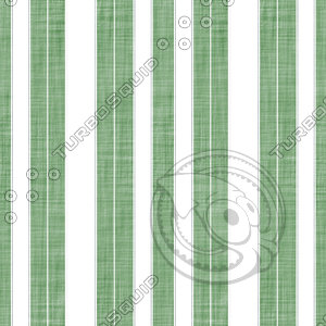 Coordinated Cottons - White on Green Stripes