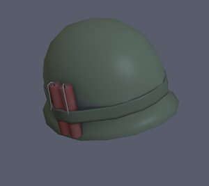 Soldier Helmet (low poly)