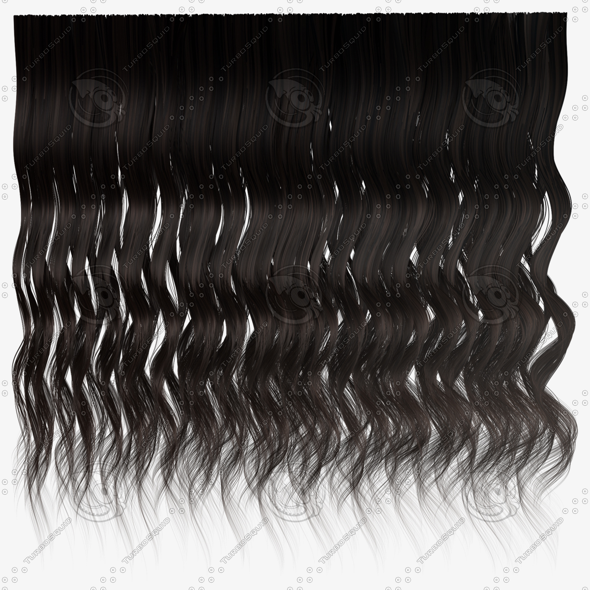 Black Wavy Hair Texture - roblox hair textures