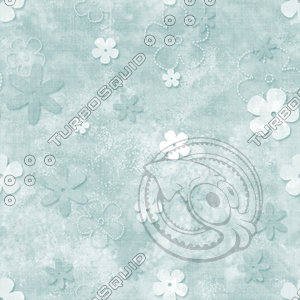 Fun with Florals - Teal Floral 1
