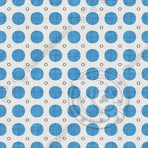 Coordinated Cottons - Blue on White Modern Dots