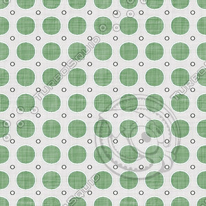 Coordinated Cottons - Green on White Modern Dots