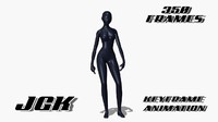 Female Idle Waiting 01
