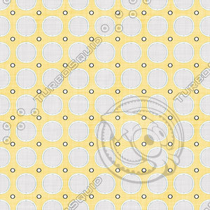 Coordinated Cottons - White on Yellow Modern Dots
