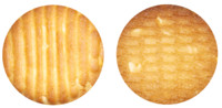 Brown cashew nut cookie texture map