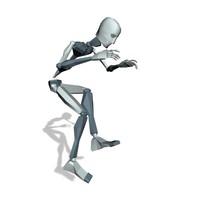 Action hero run to climb