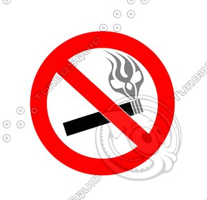 No smoking sign