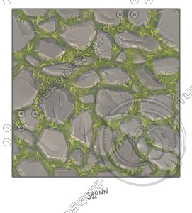 Grassy Stone Road Tile