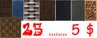 Texture Pack! 25 carpets and textiles
