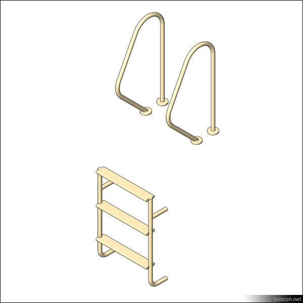 Building Revit Family ladder pool step