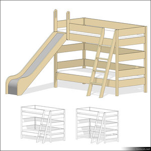 Loft Bed 01131se