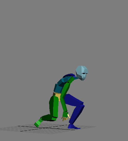 Motion Character Studio Biped attack bvh animation