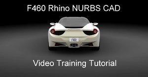 F460 Car Rhino CAD Training Tutorial