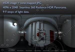 INDUSTRIAL CORRIDOR 360 HDR PANORAMA # 248
